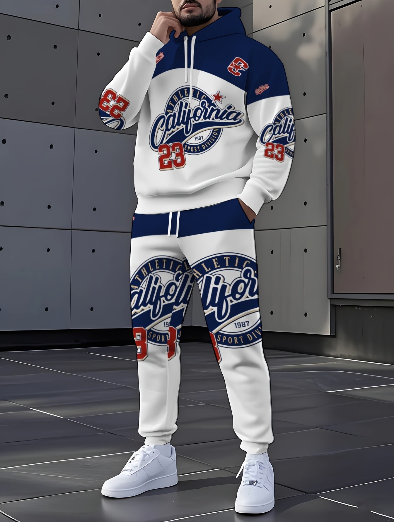 3D Printing Custom - Conjunto de Sudadera con Capucha y