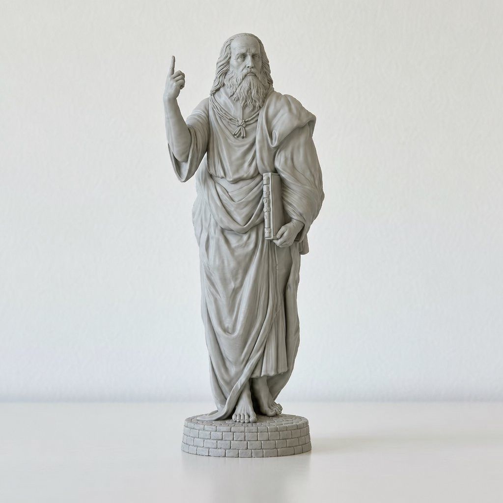 3D Printing Guide - Estatua de Platón, el guía: colección