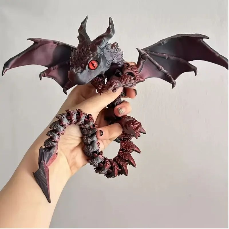Alas Impresas en 3D, Dragones, - 3D Printing Online Service reseña y precio