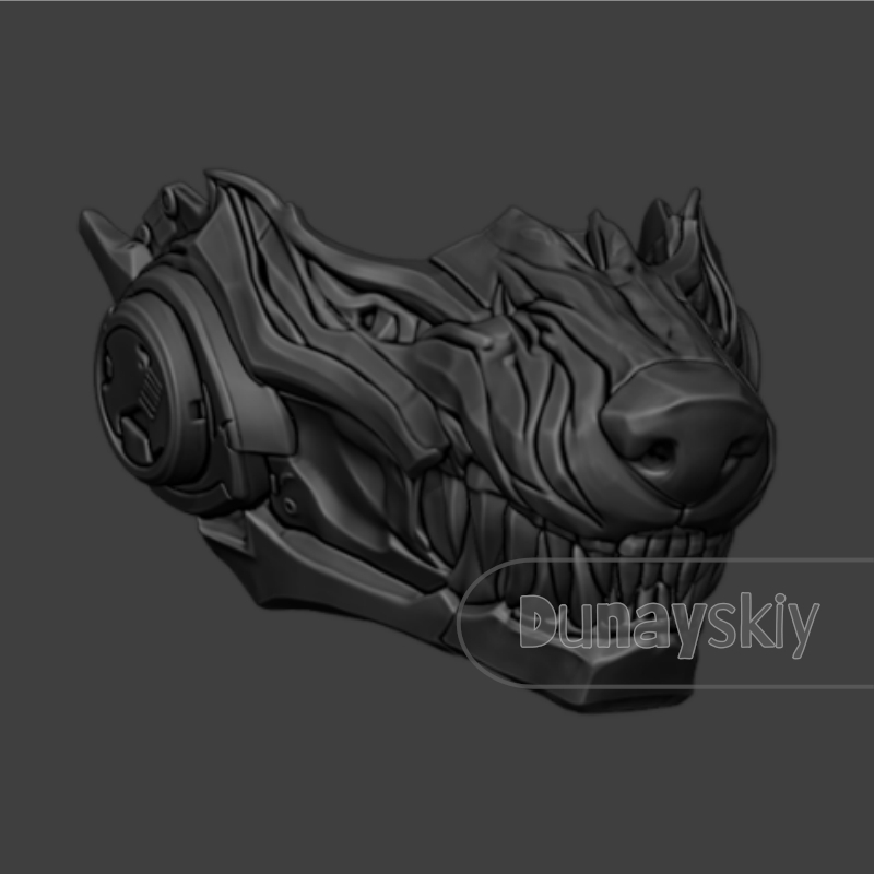 Máscara de lobo Valko de Love  - 3D Printing Mask reseña y precio