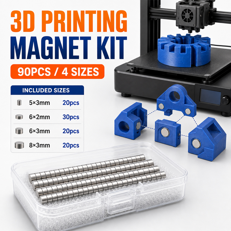 Kit de 90 Imanes de Neodimio p - 3D Printing Bambu Lab reseña y precio